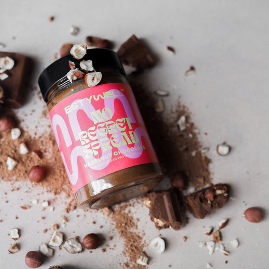 ESTYWELL Proteinový veganský lískový krém s čokoládou