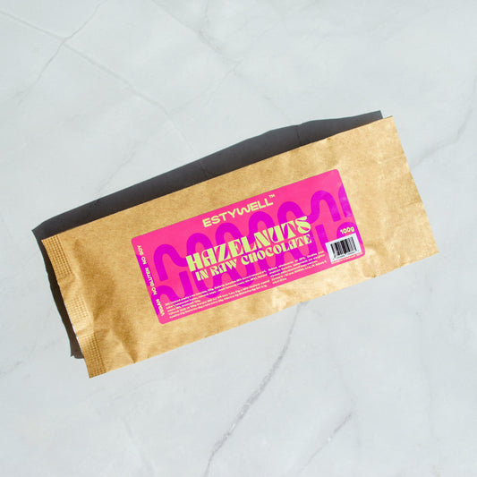 ESTYWELL Lískové ořechy v RAW čokoládě 65%