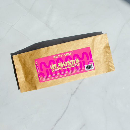 ESTYWELL Mandle v RAW čokoládě 65%