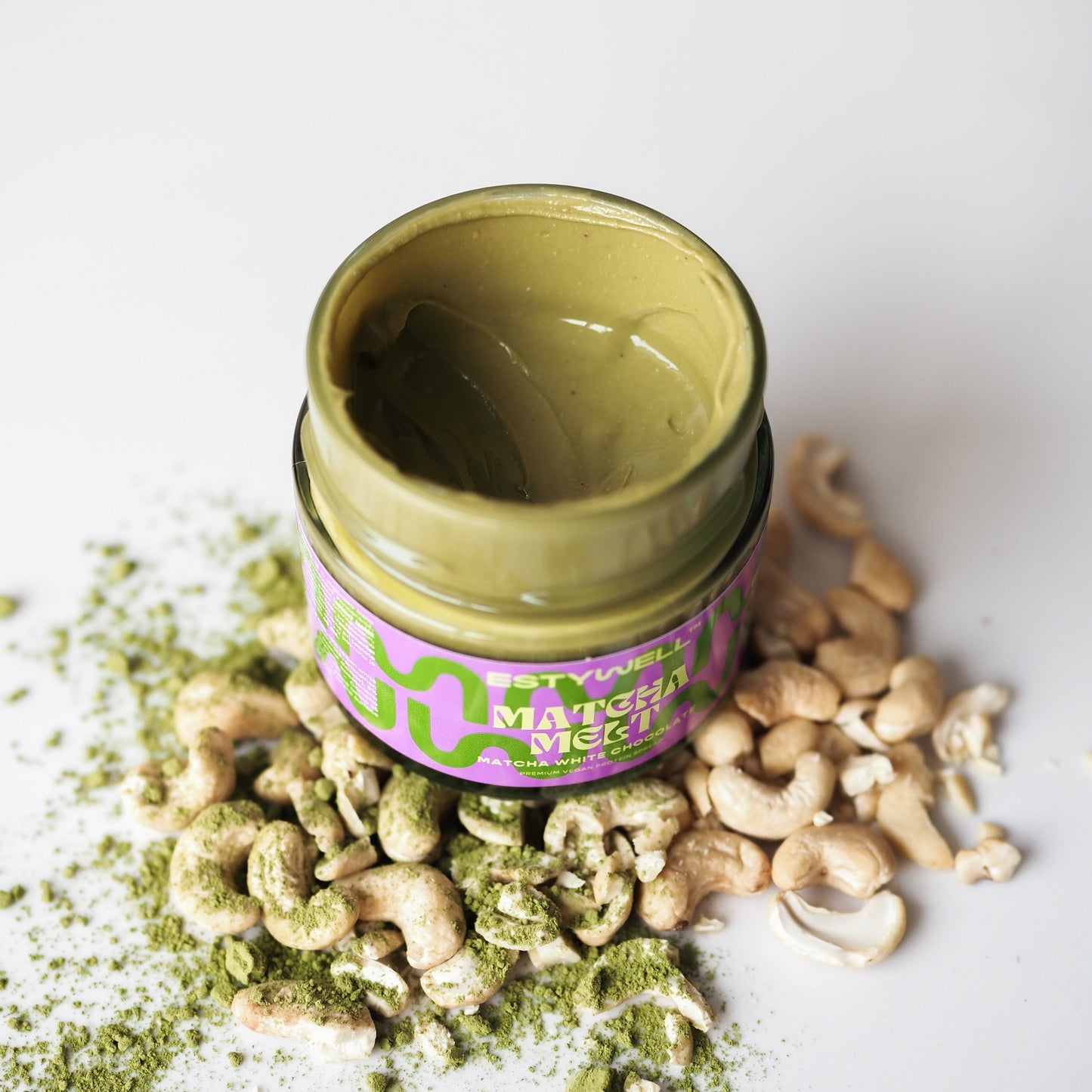 ESTYWELL MATCHA MELT Proteinový veganský matcha krém
