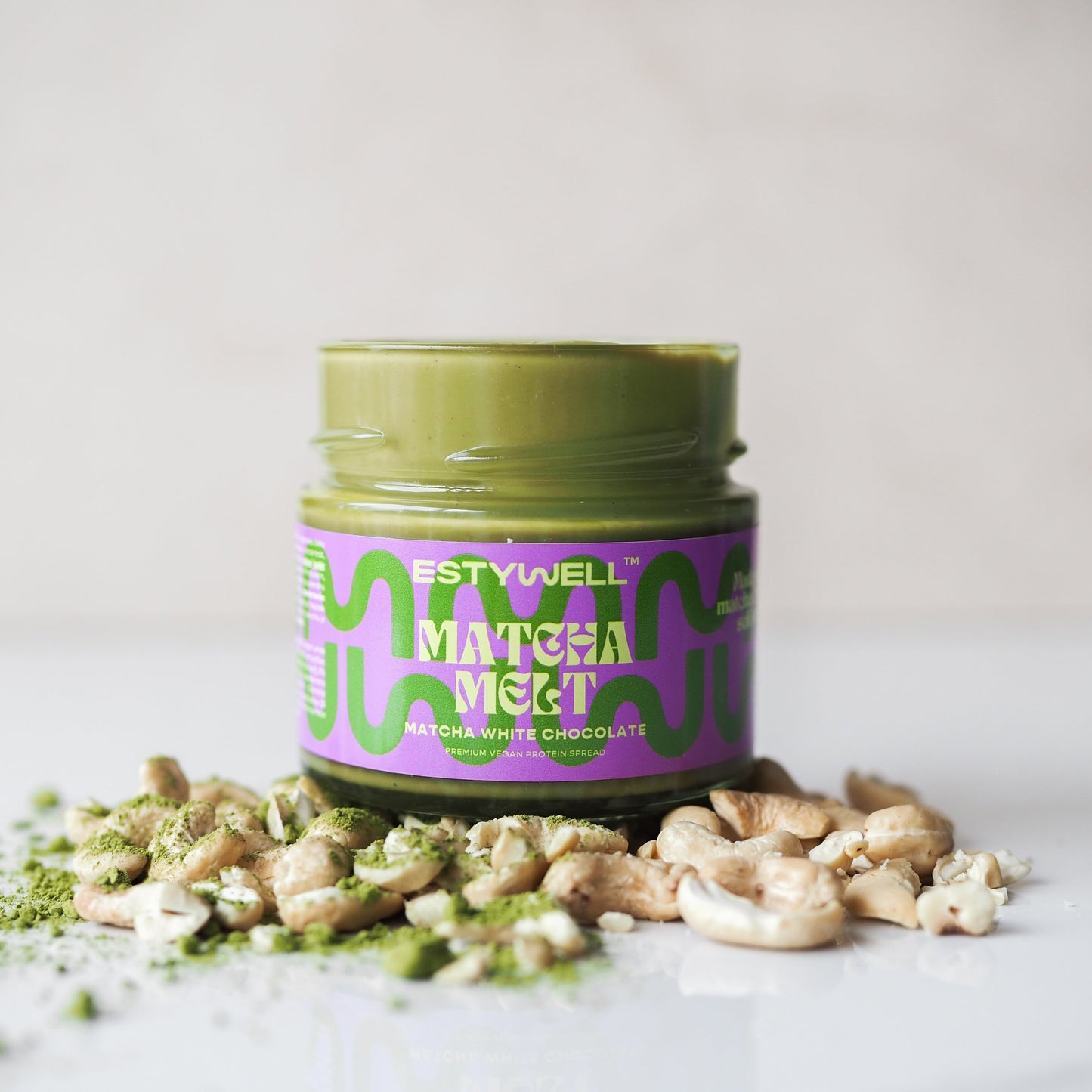 ESTYWELL MATCHA MELT Proteinový veganský matcha krém