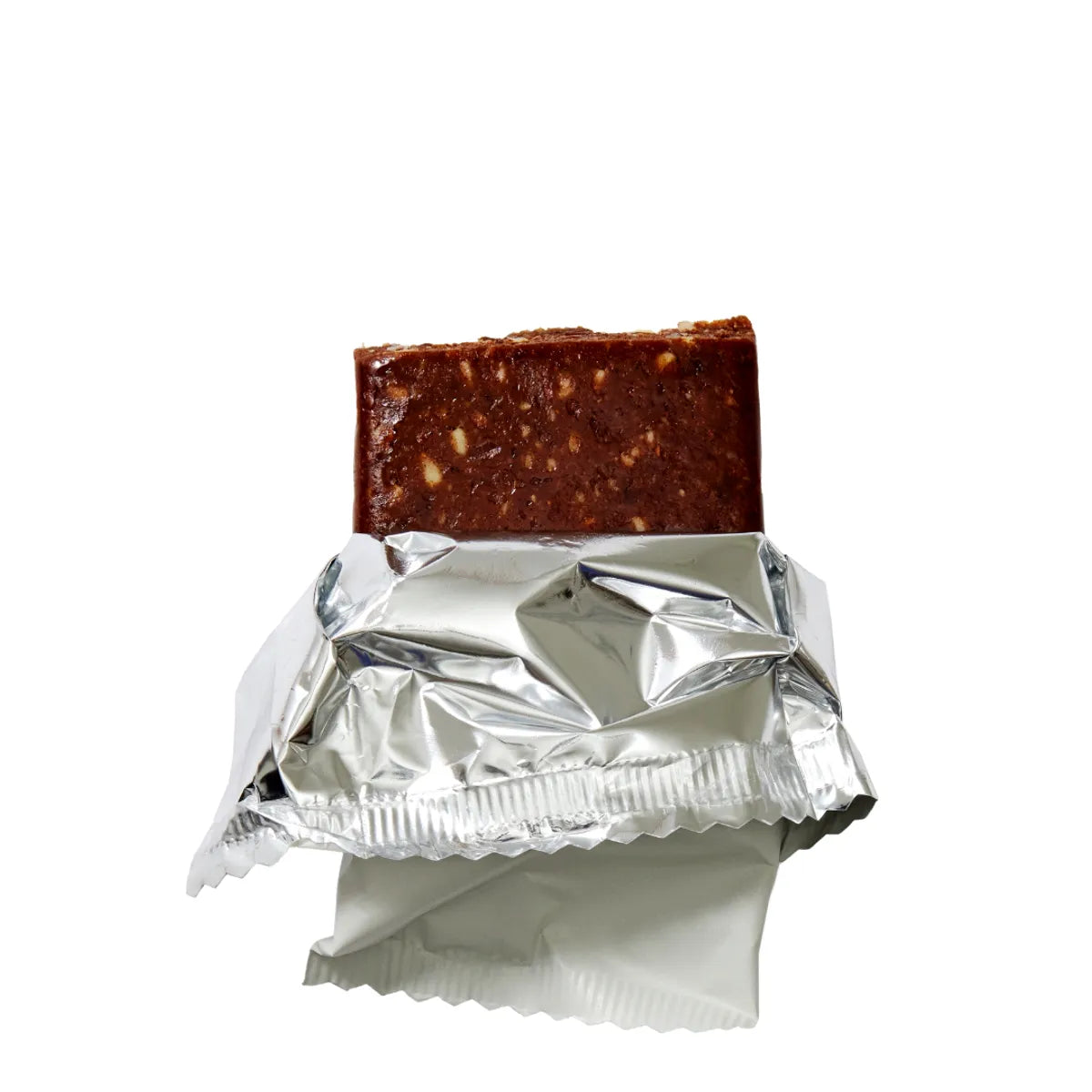 THE NO BAR Matcha 45 g – proteínová tyčinka s mandľami a kolagénom, detail tyčinky