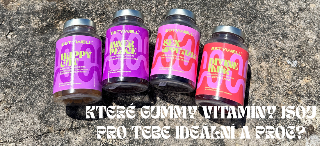 ESTYWELL expert guide: Které gummy vitamíny jsou pro tebe ideální a proč?