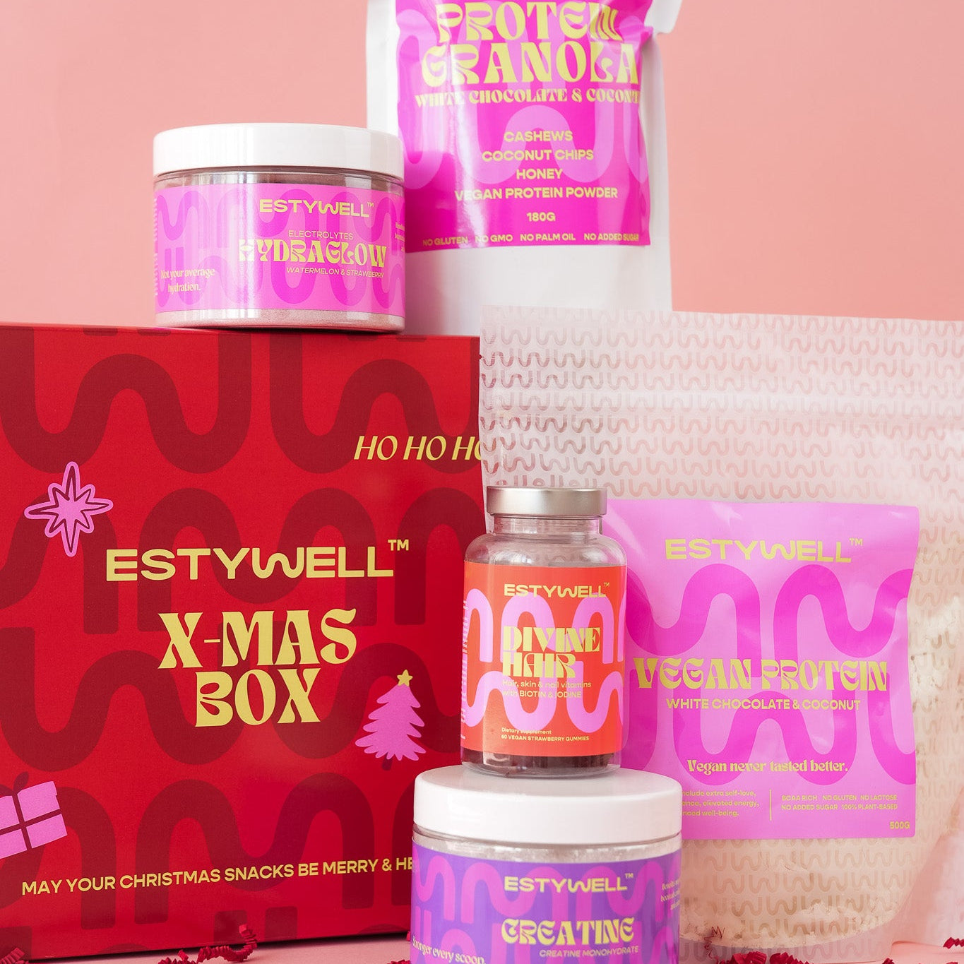 Vánoční box FESTIVE GLOW pro ni ESTYWELL