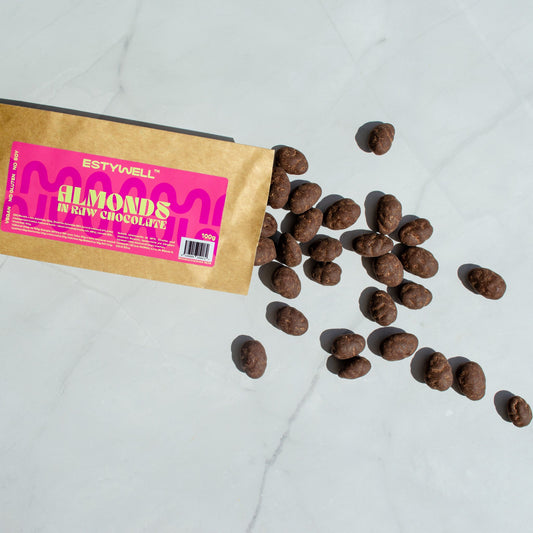 ESTYWELL Mandle v RAW čokoládě 65%
