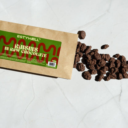 ESTYWELL Rozinky v RAW čokoládě 65%