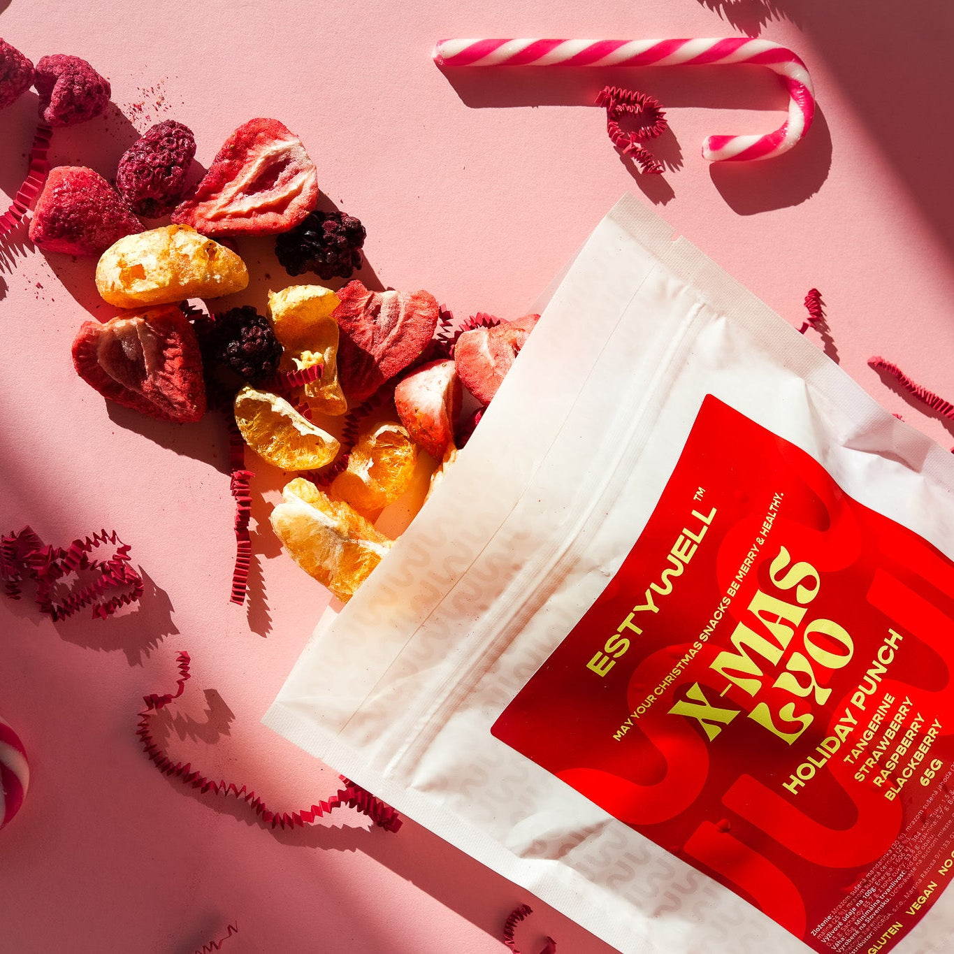 X-MAS LYO – mix lyofilizovaného ovoce ESTYWELL