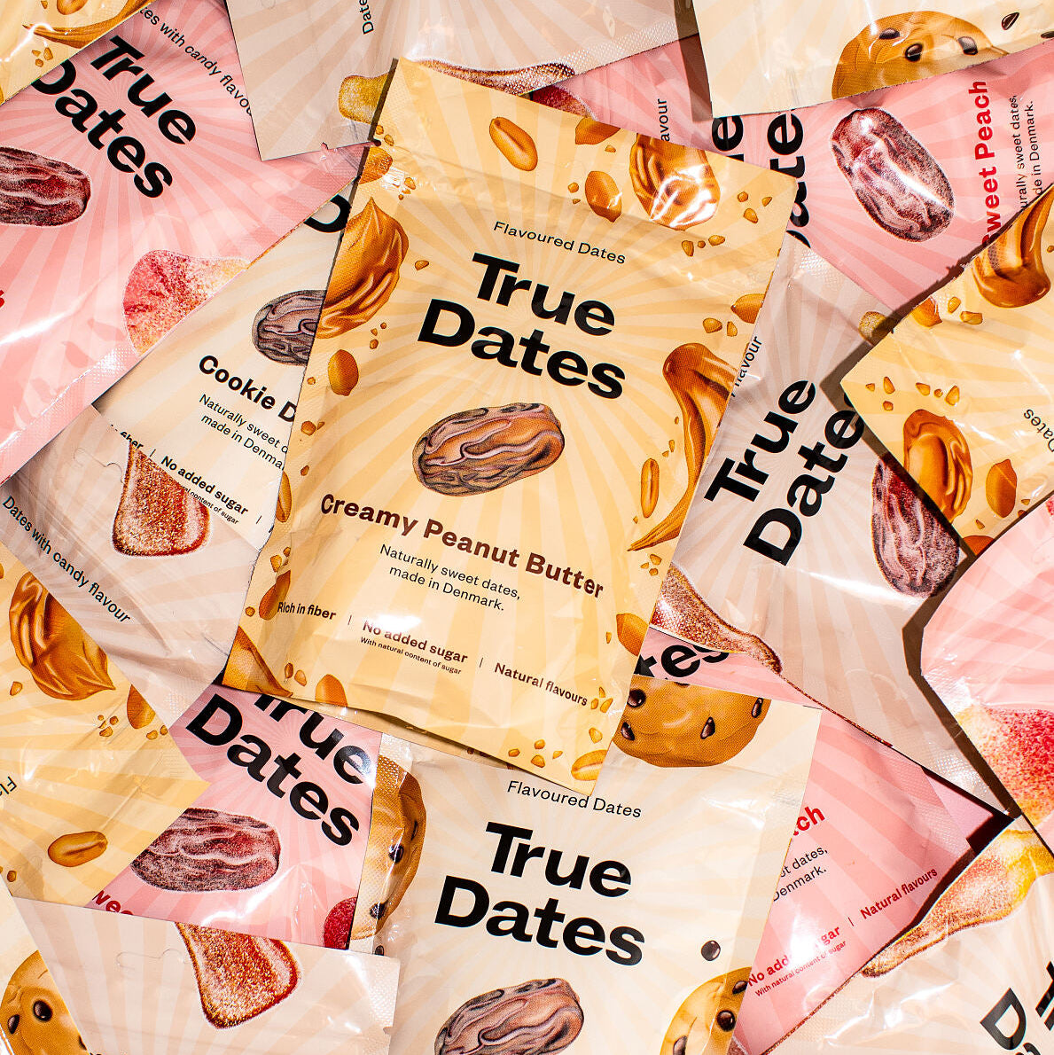 Sušené datle bez kôstok s arašidovou príchuťou – True Dates, 100 g