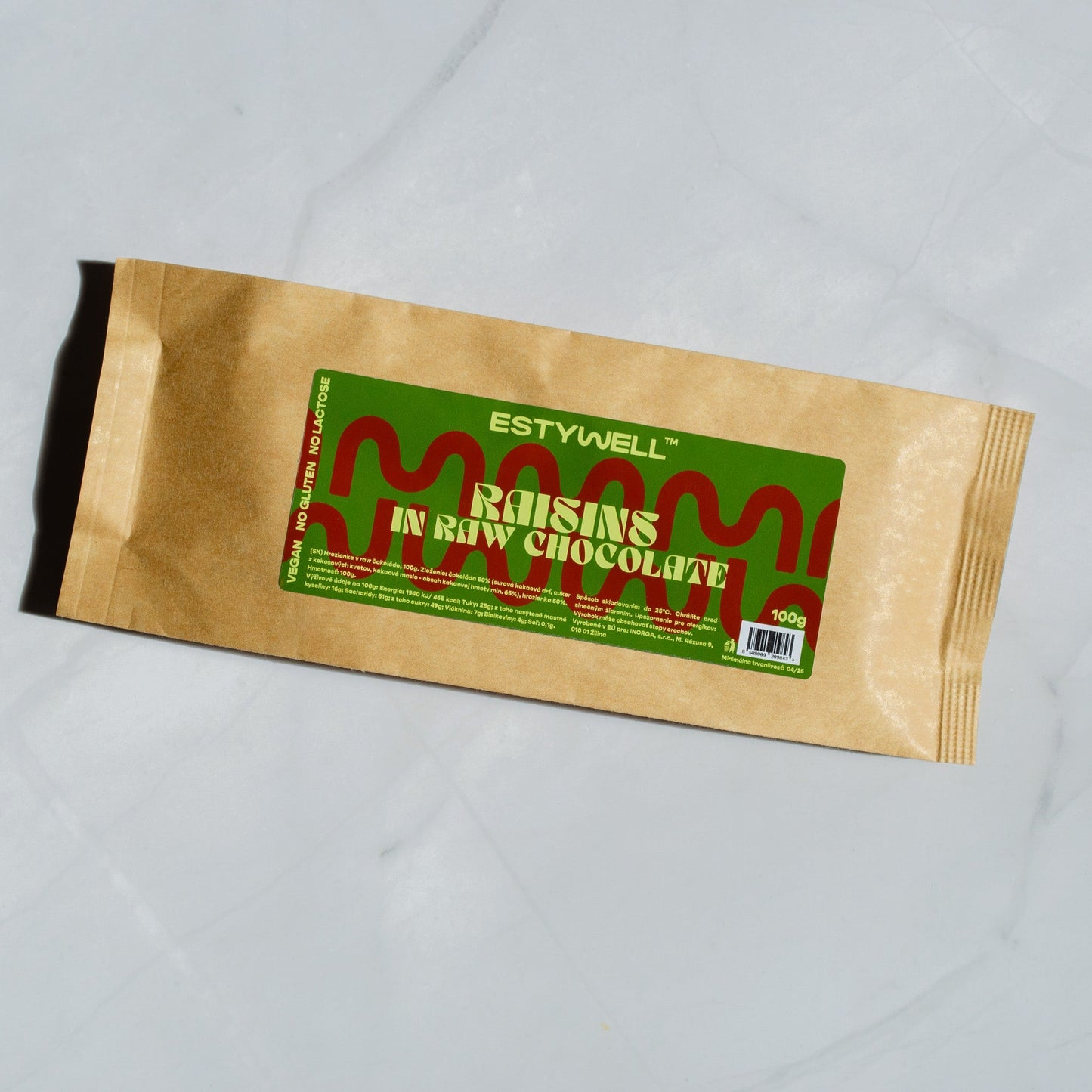 ESTYWELL Rozinky v RAW čokoládě 65%