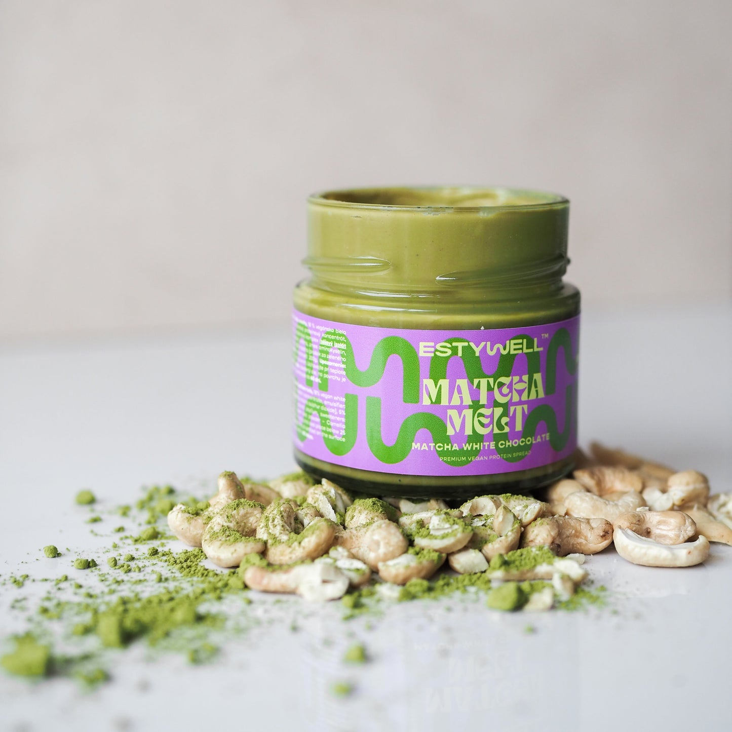 ESTYWELL MATCHA MELT  Proteinový veganský matcha krém