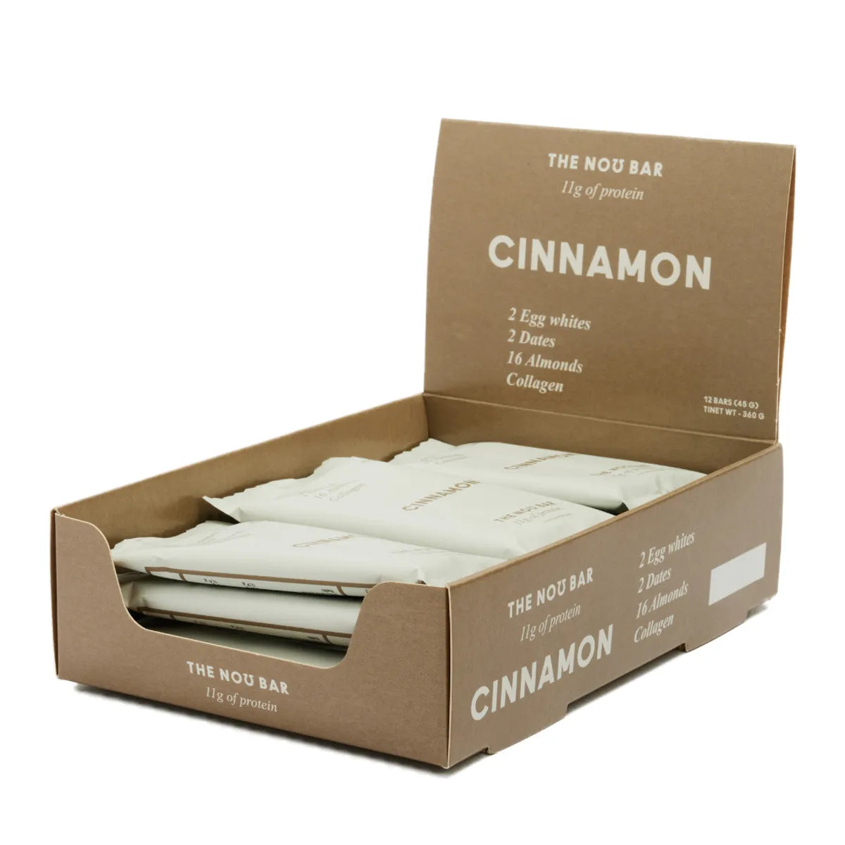 The No Bar Cinnamon 45 g – balenie tyčiniek