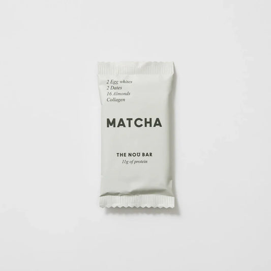 THE NO BAR Matcha 45 g – proteínová tyčinka s mandľami a kolagénom